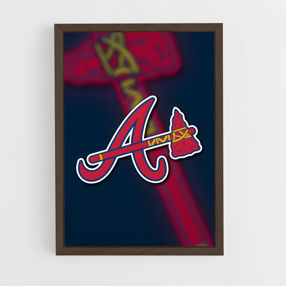 Poster Braves Nation – affiche Baseball (vue 5)